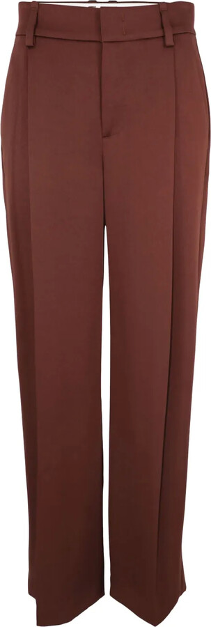 Vince High-Waist Wide-Leg Trousers