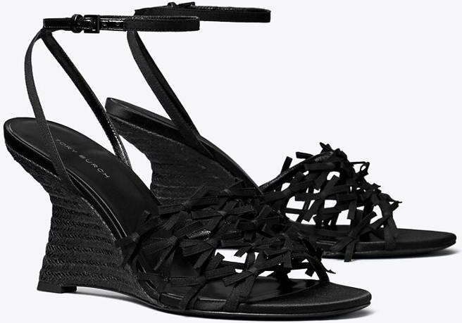 Mini Bow Espadrille Wedge