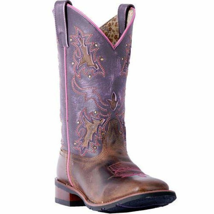 cowboy boots purple