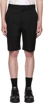 Thumbnail for your product : Valentino Black Wool Shorts