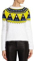 Thumbnail for your product : Aimo Richly Fair Isle Angora And Wool-Blend Sweater
