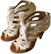 Thumbnail for your product : Vanessa Bruno Ecru Leather Heels