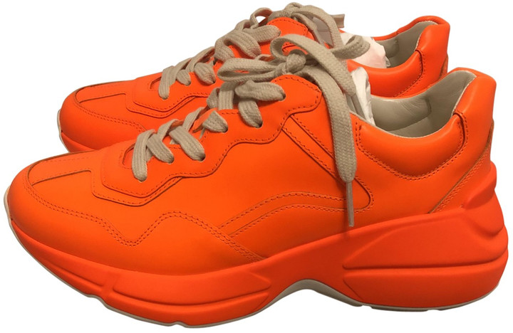 gucci orange sneakers