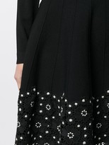 Thumbnail for your product : Lela Rose Floral Lace-Trim Dress