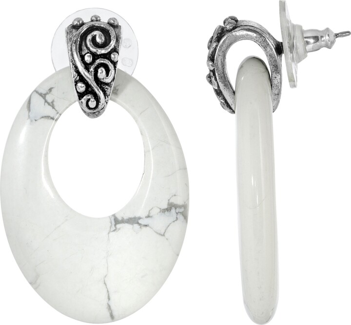 Pewter Hoop Earrings | Shop the world's largest collection of 