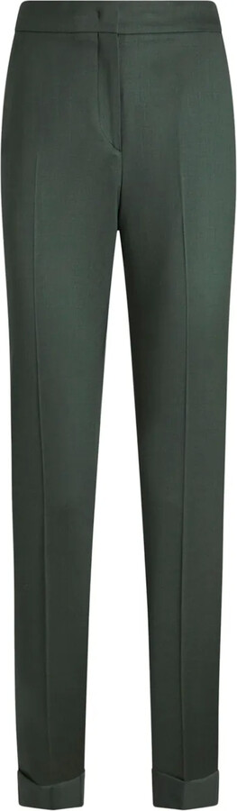 パンツ ALEXANDRE VAUTHIER Dark green wool pant Luxury brands | Collection Alexandre Vauthier - Online Shop
