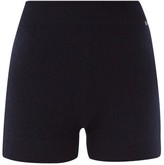 Thumbnail for your product : Extreme Cashmere Very Elasticated-waist Cashmere Shorts - Navy