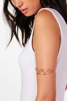 Thumbnail for your product : boohoo Mila Love Slogan Arm Cuff