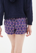 Thumbnail for your product : Forever 21 abstract ikat woven shorts