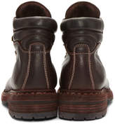 Thumbnail for your product : Guidi Burgundy Hiking Boots