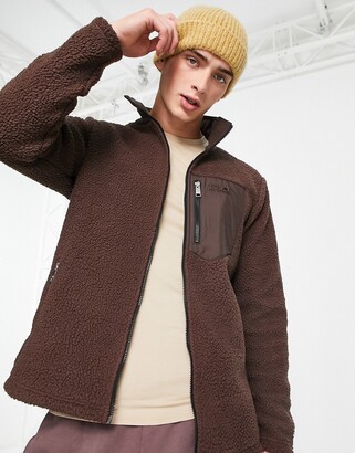 Jack Wolfskin Kingsway fleece jacket in brown - ShopStyle
