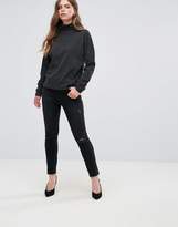 Thumbnail for your product : Pieces Layla High Neck Glitter Knit Sweater