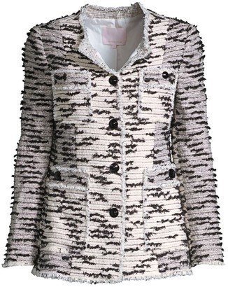 Rebecca Taylor Patched Tweed Jacket