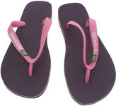 Thumbnail for your product : Havaianas Womens Purple Brasil Logo Sandals