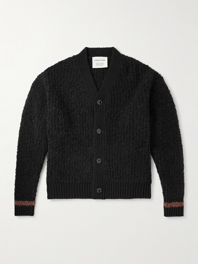 A Kind of Guise Ribbed-Knit Virgin Wool-Blend Cardigan