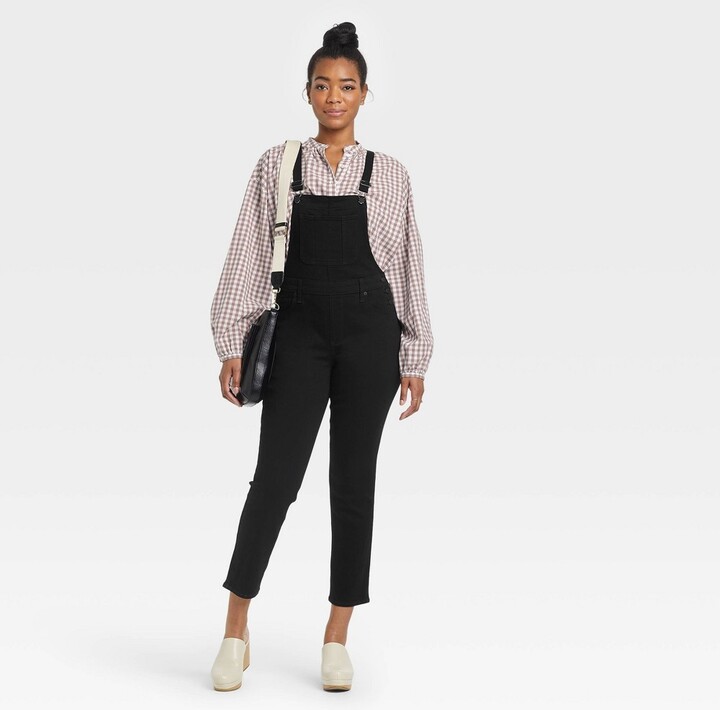Universal Thread Women's Denim Overalls Black 18 ShopStyle Jumpsuits