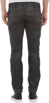 Thumbnail for your product : G Star Resin-Coated Moto Jeans