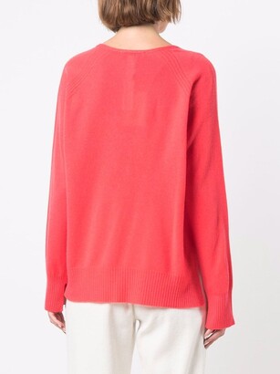Twin-Set Scoop-Neck Knitted Jumper