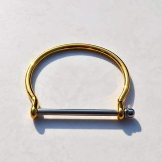 Opes Robur Gold & Silver Screw Cuff Bracelet