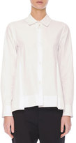 Thumbnail for your product : Marni Inverted-Pleat Cotton Blouse