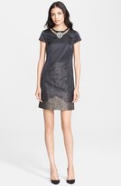 Thumbnail for your product : Ted Baker 'Vinata' Embellished Metallic Tunic Dress