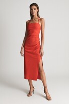Thumbnail for your product : Reiss Stretch Linen Bodycon Midi Dress