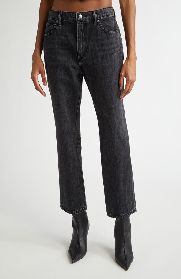 Alexander Wang OG High Waist Stovepipe Jeans