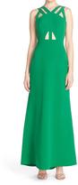 Thumbnail for your product : BCBGMAXAZRIA Cut Out Crepe Gown