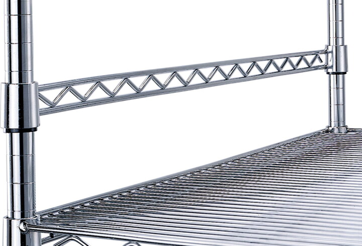 OFM X5 Series Model S508030036 36" Anti-Slide Rack, Chrome