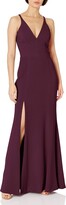 Thumbnail for your product : Dress the Population Women's Iris Crepe Side Slit Gown