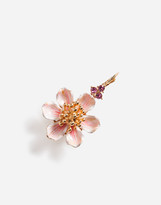 Thumbnail for your product : Dolce & Gabbana Leverback Earrings With Hand-Painted Flower