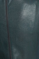 Thumbnail for your product : Donna Morgan Snake Print & Texture Faux Leather Drop Waist Shift Dress