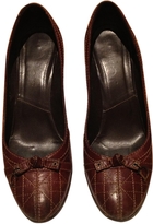 Thumbnail for your product : Christian Dior Brown Leather Heels