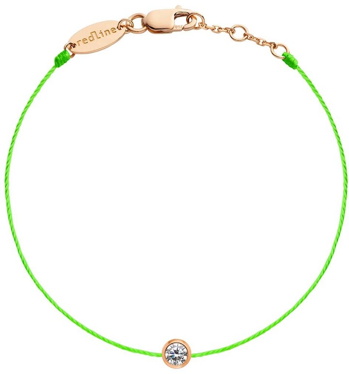 Redline Pure Diamond Flourescent Green Cord Bracelet ShopStyle
