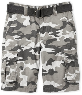 Levi's Boys 8-20) Camouflage Belted Cargo Shorts