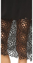 Thumbnail for your product : Shakuhachi Honey Comb Lace Midi Skirt