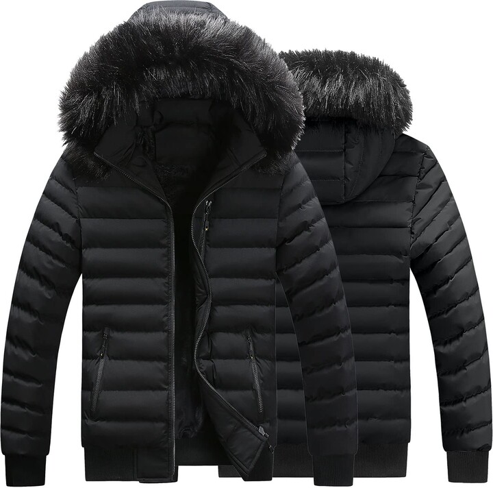 Amaone Mens Wool Coats Mid Length Male Autumn and Winter