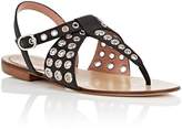 Thumbnail for your product : RED Valentino WOMEN'S GROMMET-EMBELLISHED LEATHER SANDALS