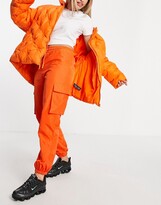 Thumbnail for your product : House of Holland House of Holland cargo pocket trackies in orange
