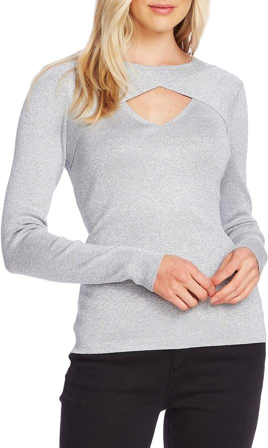 vince camuto cutout sweater