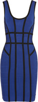 Thumbnail for your product : Herve Leger Two-tone bandage mini dress