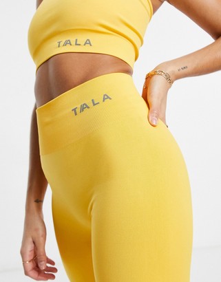 Tala Zinnia leggings in yellow - exclusive to ASOS - ShopStyle Activewear