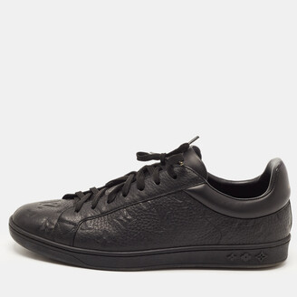 Louis Vuitton Black Mesh And Fabric Fastlane Lace Up Sneakers Size 44 Louis  Vuitton