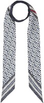 Thumbnail for your product : Burberry TB monogram print silk scarf