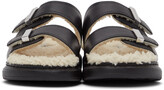 Thumbnail for your product : Alexander McQueen Black Hybrid Sandals