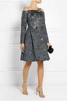 Thumbnail for your product : Erdem Leola embellished matelassé dress