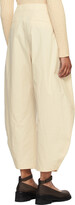 Thumbnail for your product : AMOMENTO Beige Curved Leg Trousers