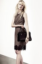 Thumbnail for your product : Vince Camuto Lace Hem Check Sheath Dress