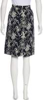 Thumbnail for your product : Akris Silk Printed Skirt