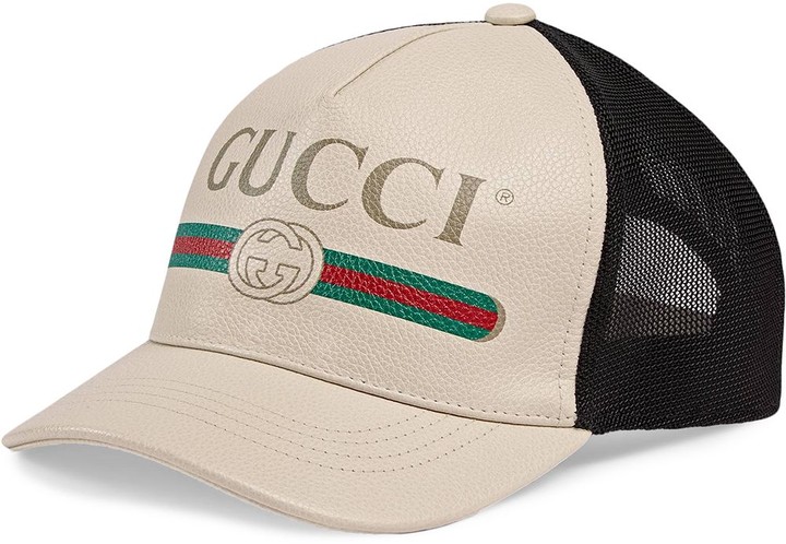 gucci print hat